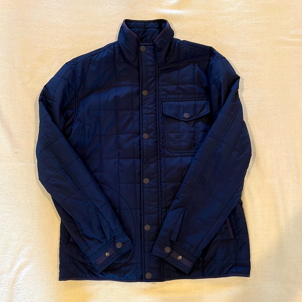 Johnnie-O quilted jacket. Full zip. Gently used